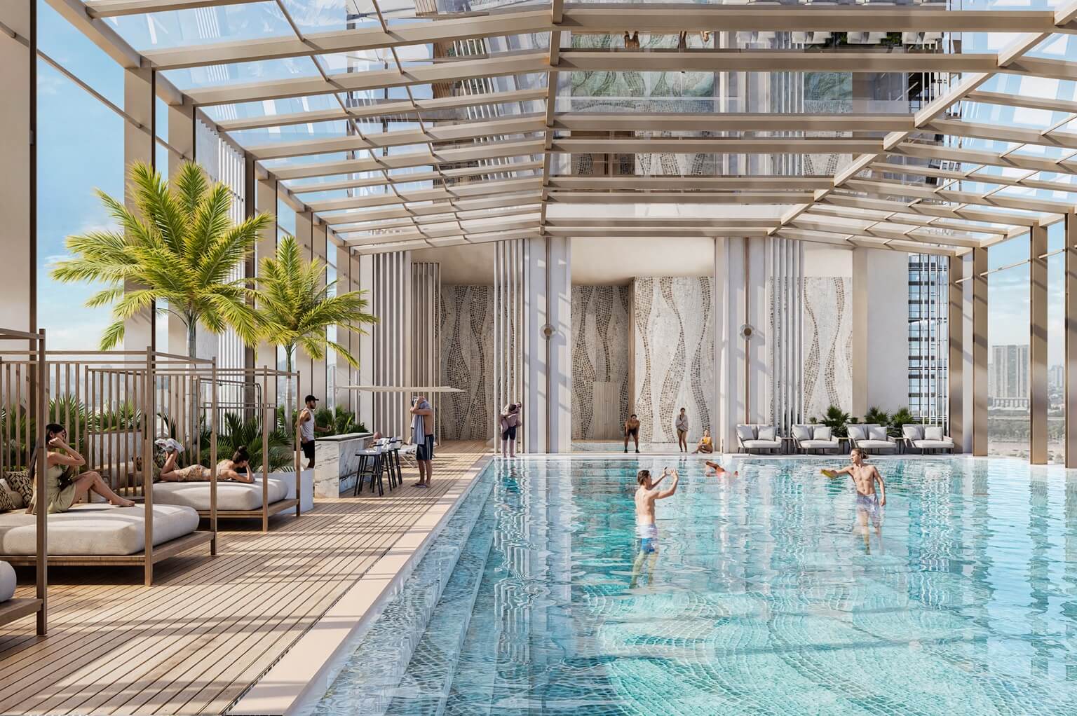 Be Boi Du An Sun Feliza Suites Cau Giay 3